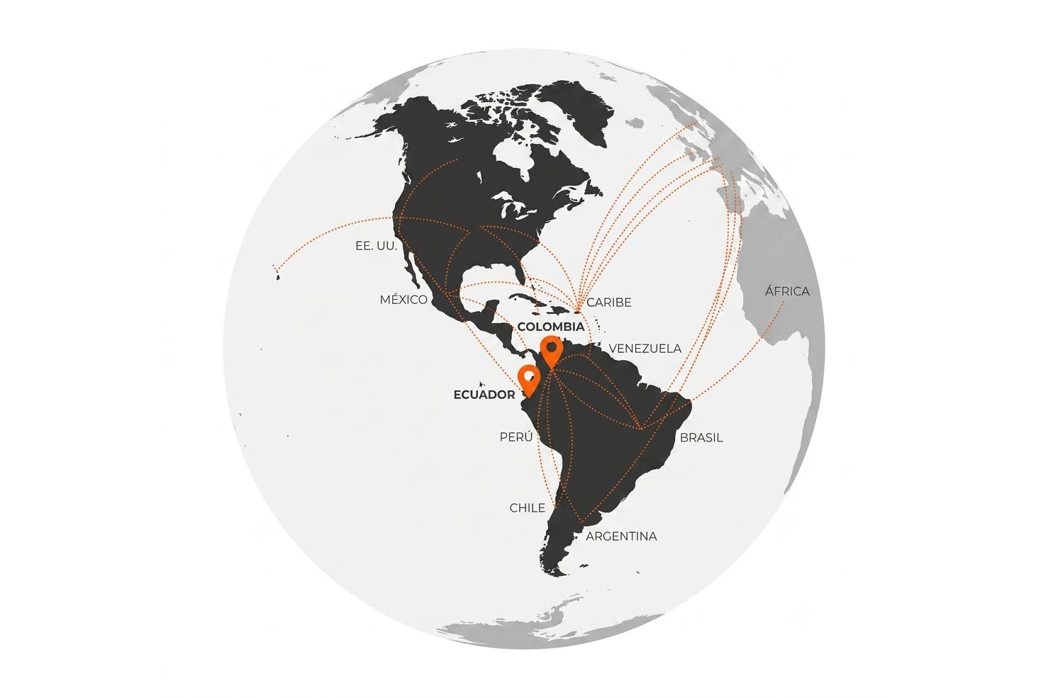 Mapa de América Latina